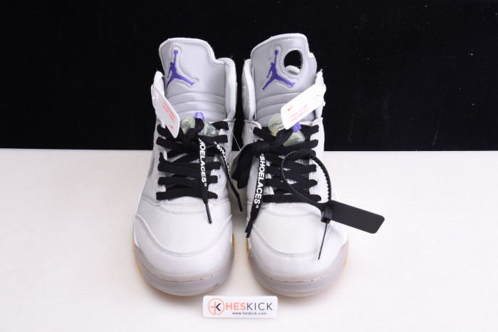 Air​ Jordan 5 OFW GREY GREEN CT8480-105