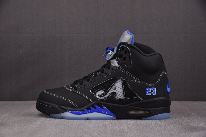 Awake NY x Air Jordan 5 “Black/Racer Blue”DV4982-004