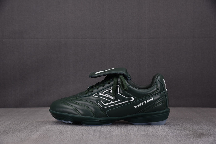 Lou1su1tt Footprint Soccer Green White